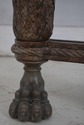 69626: MAITLAND SMITH Travertine Top Bronze Consol