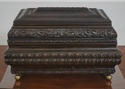F69608: Ornately Carved Regency Style Lidded Box