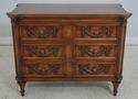 L69637: KARGES French Louis XVI Carved Walnut Bach