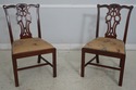 L69564: Set of 8 MAITLAND SMITH Chippendale Mahoga