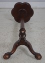 69523: Ball & Claw Chippendale Style Mahogany Pede