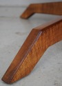 L69650: M.RILEY Studio Crafted Tiger Maple Table &