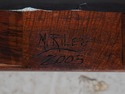 L69650: M.RILEY Studio Crafted Tiger Maple Table &