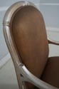 69555: Pair French Modern Design Silver Custom Arm