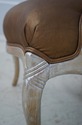 69555: Pair French Modern Design Silver Custom Arm
