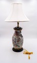 F69642: Chinoiserie Porcelain Urn Jar Table Lamp