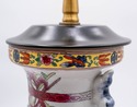 F69642: Chinoiserie Porcelain Urn Jar Table Lamp