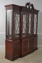 60699EC: CRAFTIQUE Large Mahogany Breakfront China