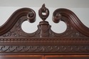 60699EC: CRAFTIQUE Large Mahogany Breakfront China