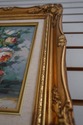 F60705EC/06EC: Pair Gold Framed Floral Oil Paintin