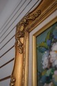 F60705EC/06EC: Pair Gold Framed Floral Oil Paintin