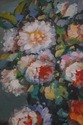 F60705EC/06EC: Pair Gold Framed Floral Oil Paintin