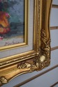 F60705EC/06EC: Pair Gold Framed Floral Oil Paintin