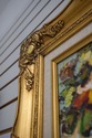 F60705EC/06EC: Pair Gold Framed Floral Oil Paintin