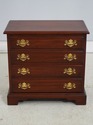73859: HENKEL HARRIS Cherry 4 Drawer Chairside Che