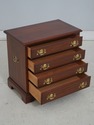 73859: HENKEL HARRIS Cherry 4 Drawer Chairside Che