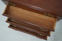73859: HENKEL HARRIS Cherry 4 Drawer Chairside Che