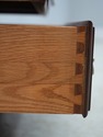 73859: HENKEL HARRIS Cherry 4 Drawer Chairside Che