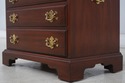 73859: HENKEL HARRIS Cherry 4 Drawer Chairside Che