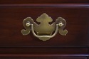 73859: HENKEL HARRIS Cherry 4 Drawer Chairside Che