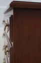 73859: HENKEL HARRIS Cherry 4 Drawer Chairside Che