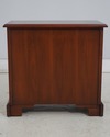 73859: HENKEL HARRIS Cherry 4 Drawer Chairside Che
