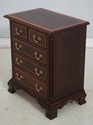 73732: Pair Of STICKLEY Mahogany Inlaid 4 Drawer N