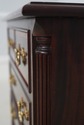 73732: Pair Of STICKLEY Mahogany Inlaid 4 Drawer N