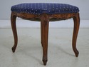 73864: Louis XV French Style Carved Footstool w. U