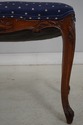 73864: Louis XV French Style Carved Footstool w. U
