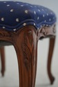 73864: Louis XV French Style Carved Footstool w. U