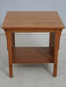 73890: STICKLEY Square Mission Oak Lamp Table