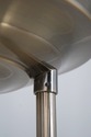 F73816: Vintage Brass & Glass Tall Floor Torchiere