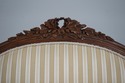 L73939: Vintage French Louis XVI Carved Walnut Par