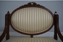 L73939: Vintage French Louis XVI Carved Walnut Par