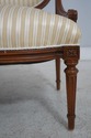 L73939: Vintage French Louis XVI Carved Walnut Par