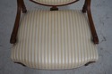 L73939: Vintage French Louis XVI Carved Walnut Par