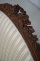 L73939: Vintage French Louis XVI Carved Walnut Par