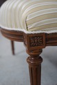 L73939: Vintage French Louis XVI Carved Walnut Par