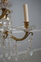 F73566: French Style Crystal & Brass 12 Arm Chande