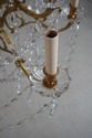 F73566: French Style Crystal & Brass 12 Arm Chande