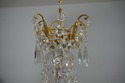 F73566: French Style Crystal & Brass 12 Arm Chande