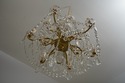 F73566: French Style Crystal & Brass 12 Arm Chande