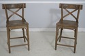 73900: Set of 4 Bistro Walnut Counter Stools Or Ch