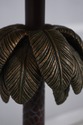 F73978: Pair Palm Tree & Monkey Floor Lamps w. Sha