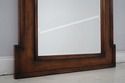 73946: Large Distressed Walnut Beveled Glass Pier 