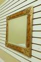 52506EC: Gold Leaf & Faux Painted Beveled Glass Re