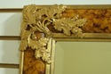 52506EC: Gold Leaf & Faux Painted Beveled Glass Re