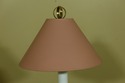 F52166EC: Modern Design Brass Table Lamp w. Pink S