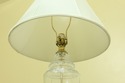LF52165EC: Crystal & Brass Urn Shaped Table Lamp